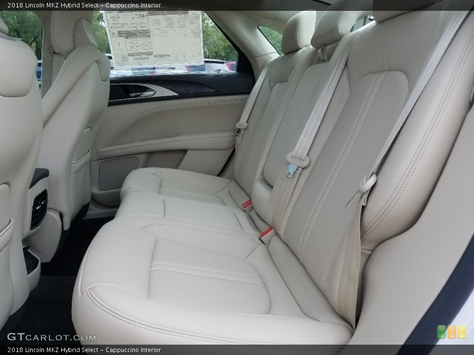 Cappuccino Interior Rear Seat for the 2018 Lincoln MKZ Hybrid Select #129820336