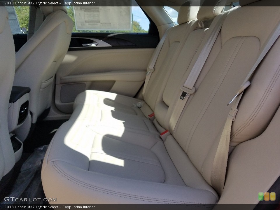Cappuccino Interior Rear Seat for the 2018 Lincoln MKZ Hybrid Select #129822103