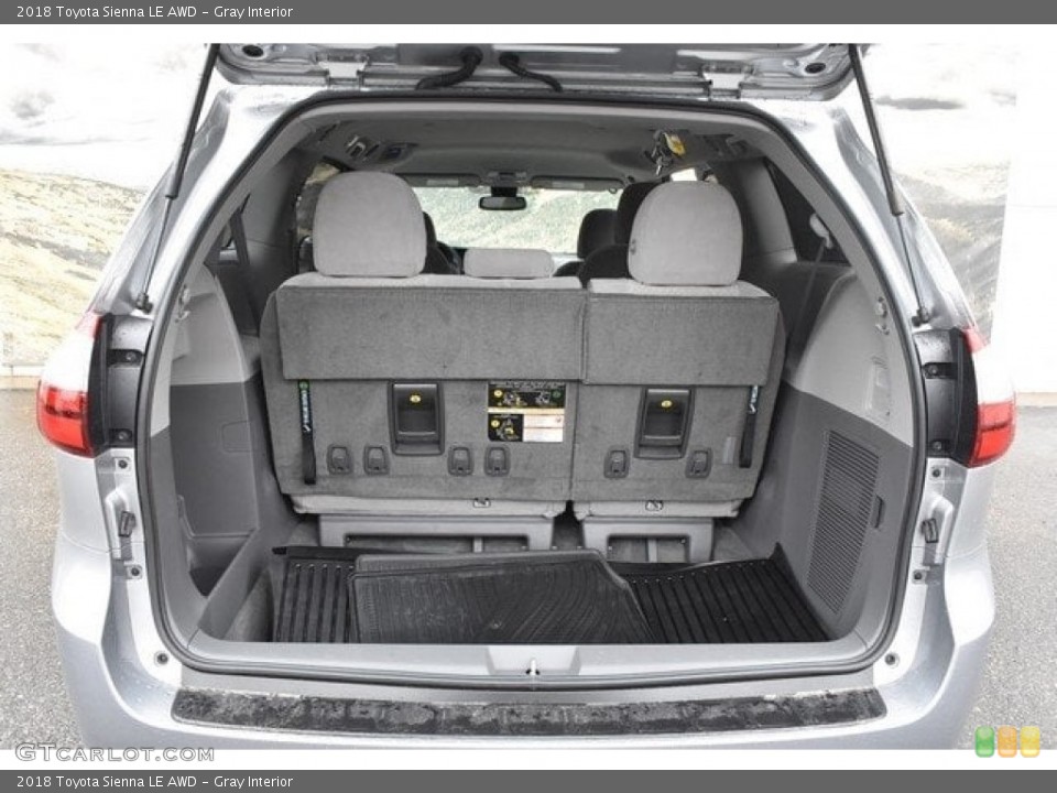 Gray Interior Trunk for the 2018 Toyota Sienna LE AWD #129822259