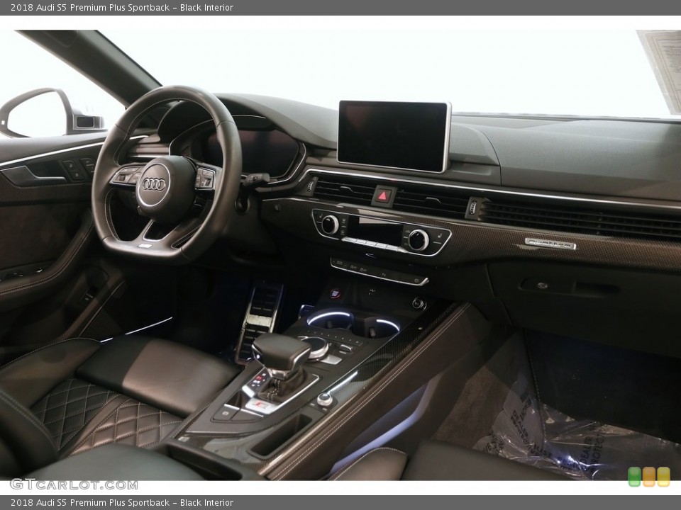 Black Interior Dashboard for the 2018 Audi S5 Premium Plus Sportback #129825095