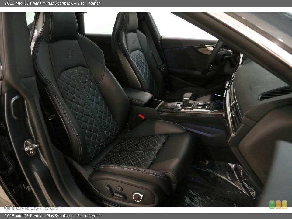 Black Interior Front Seat for the 2018 Audi S5 Premium Plus Sportback #129825111
