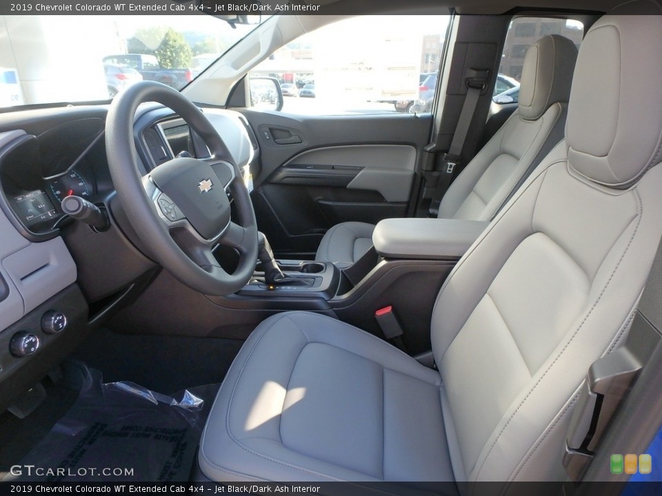 Jet Black/Dark Ash Interior Photo for the 2019 Chevrolet Colorado WT Extended Cab 4x4 #129829687