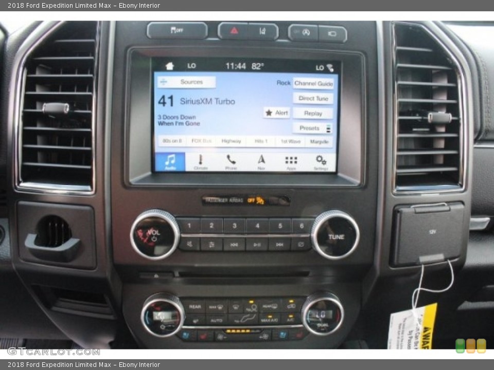 Ebony Interior Controls for the 2018 Ford Expedition Limited Max #129830572