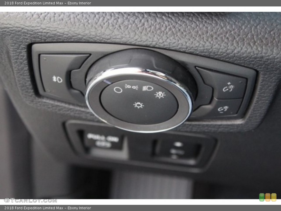 Ebony Interior Controls for the 2018 Ford Expedition Limited Max #129830701