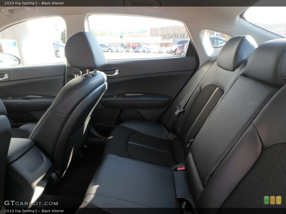 Black Interior Rear Seat for the 2019 Kia Optima S #129831100