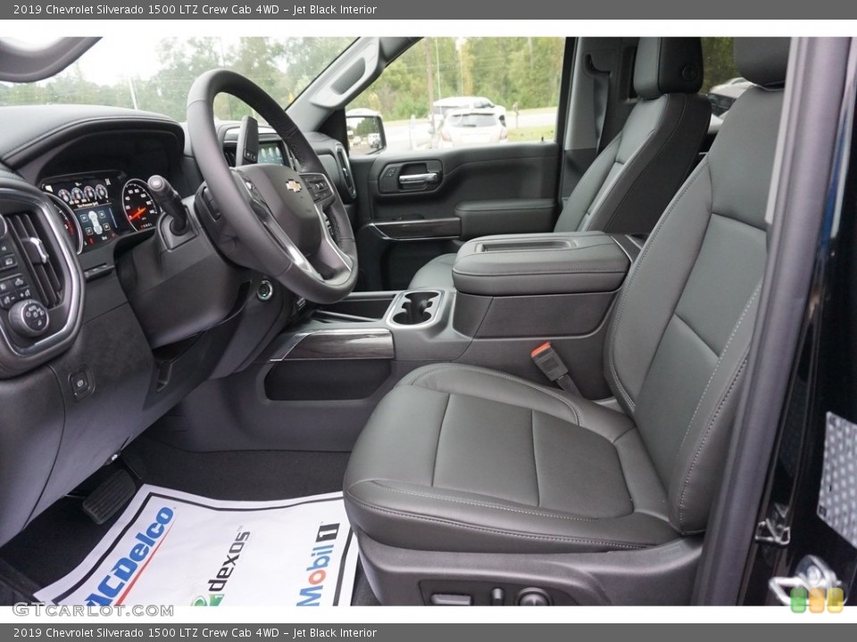 Jet Black Interior Photo for the 2019 Chevrolet Silverado 1500 LTZ Crew Cab 4WD #129832405