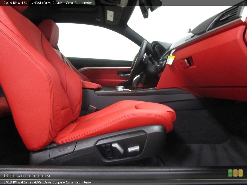 Coral Red Interior Photo for the 2019 BMW 4 Series 430i xDrive Coupe #129835546