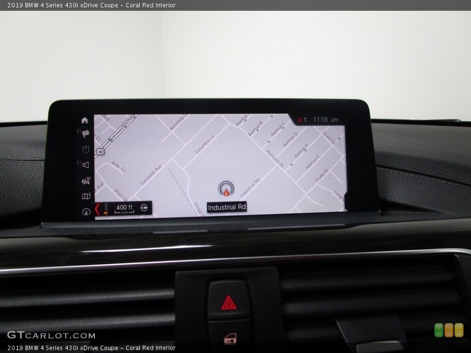 Coral Red Interior Navigation for the 2019 BMW 4 Series 430i xDrive Coupe #129835735