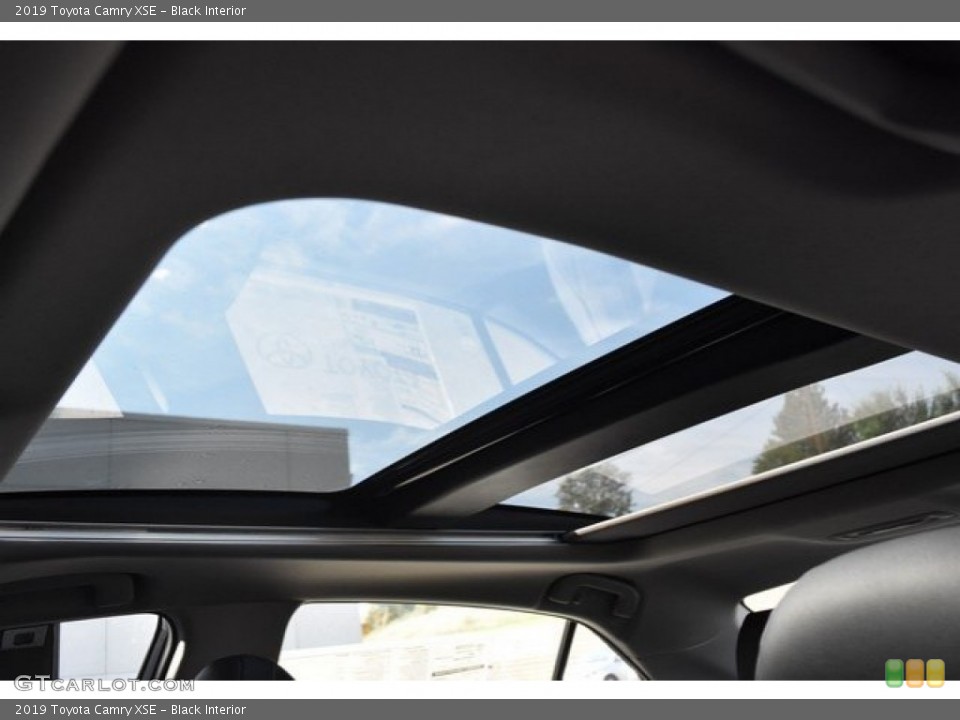 Black Interior Sunroof for the 2019 Toyota Camry XSE #129850518