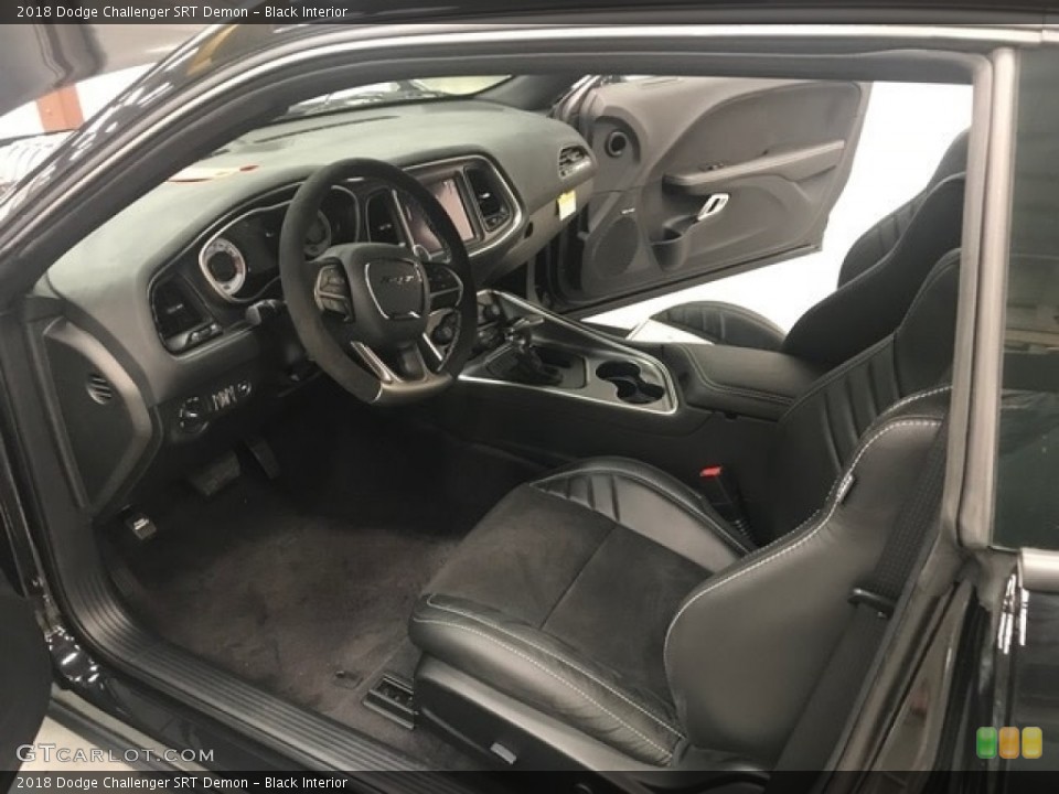 Black Interior Photo for the 2018 Dodge Challenger SRT Demon #129851508