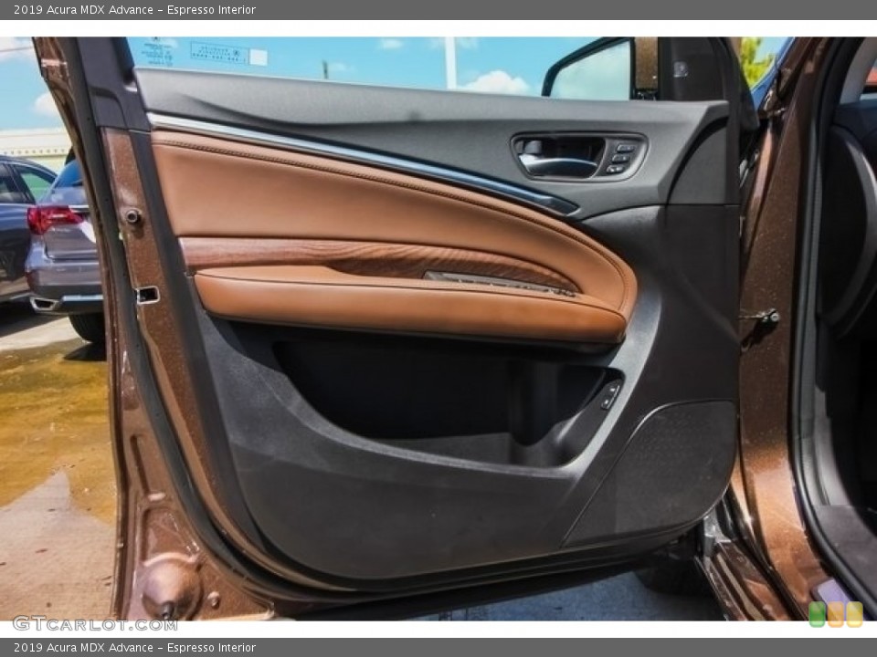 Espresso Interior Door Panel for the 2019 Acura MDX Advance #129853389