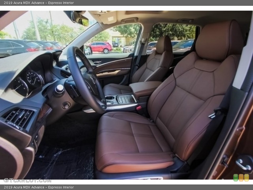 Espresso Interior Front Seat for the 2019 Acura MDX Advance #129853419