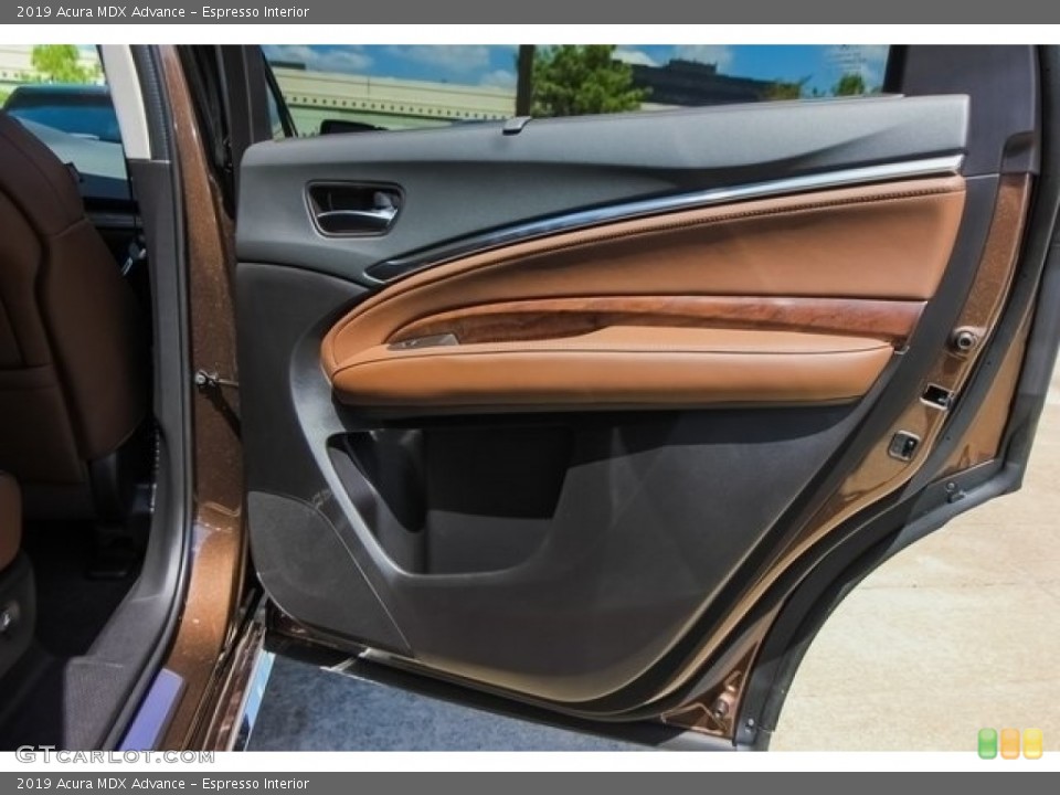 Espresso Interior Door Panel for the 2019 Acura MDX Advance #129853563