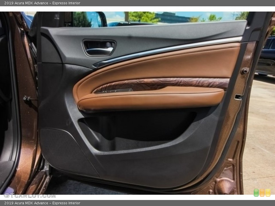 Espresso Interior Door Panel for the 2019 Acura MDX Advance #129853600