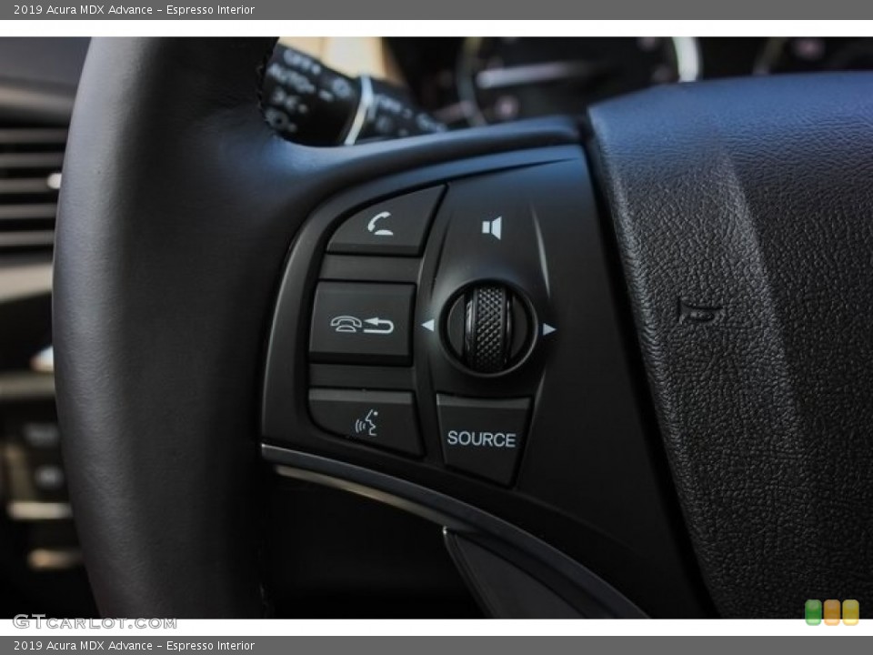 Espresso Interior Steering Wheel for the 2019 Acura MDX Advance #129853851