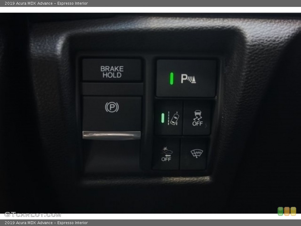 Espresso Interior Controls for the 2019 Acura MDX Advance #129853920