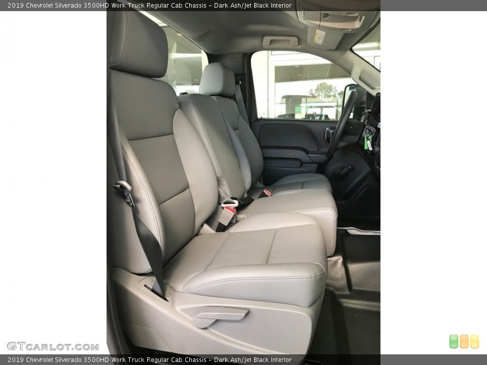 Dark Ash/Jet Black Interior Front Seat for the 2019 Chevrolet Silverado 3500HD Work Truck Regular Cab Chassis #129860335