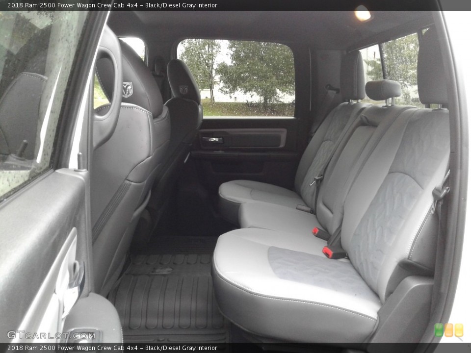 Black/Diesel Gray Interior Rear Seat for the 2018 Ram 2500 Power Wagon Crew Cab 4x4 #129861079