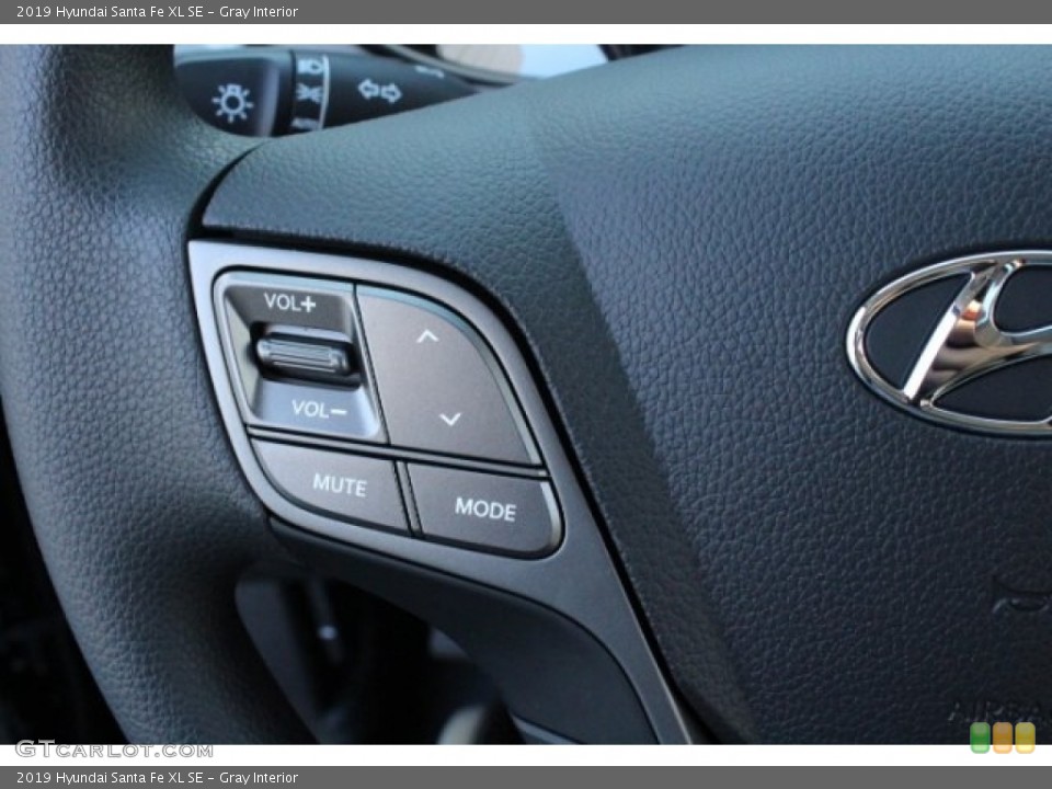 Gray Interior Steering Wheel for the 2019 Hyundai Santa Fe XL SE #129867484