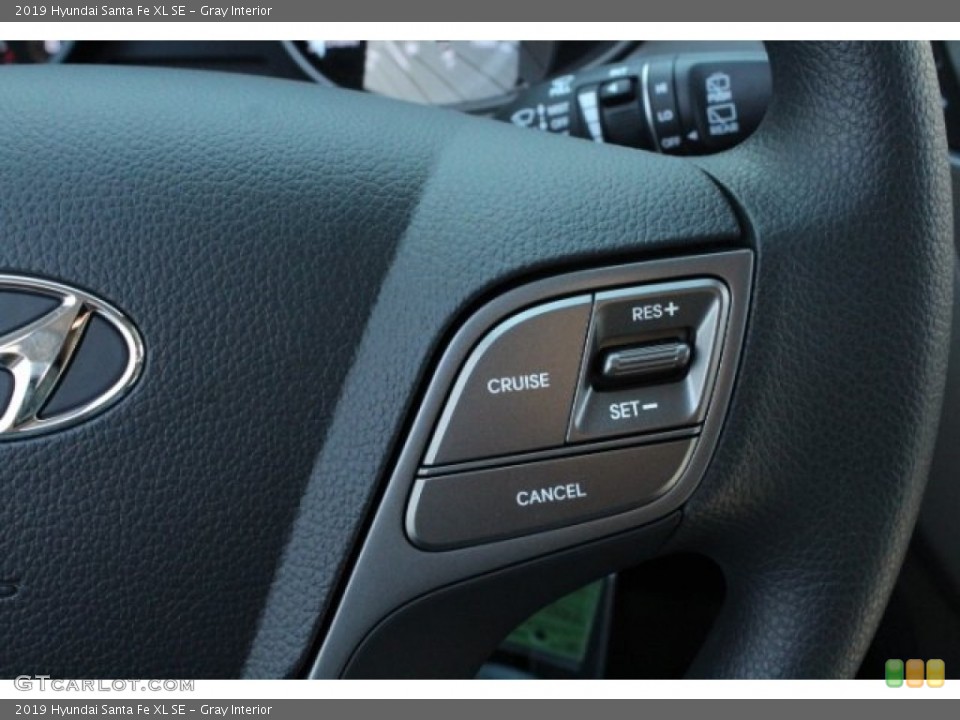 Gray Interior Steering Wheel for the 2019 Hyundai Santa Fe XL SE #129867502
