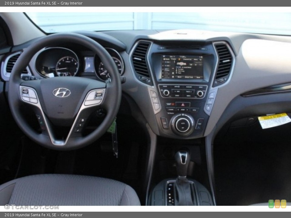 Gray Interior Dashboard for the 2019 Hyundai Santa Fe XL SE #129867580
