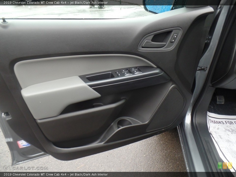 Jet Black/Dark Ash Interior Door Panel for the 2019 Chevrolet Colorado WT Crew Cab 4x4 #129871120