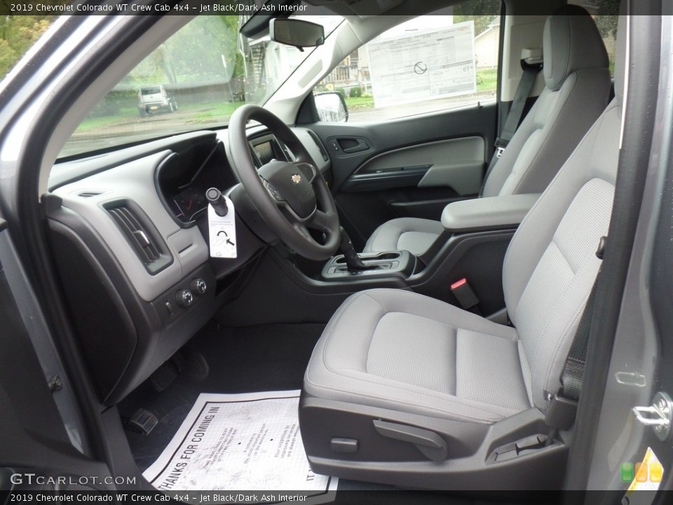 Jet Black/Dark Ash Interior Photo for the 2019 Chevrolet Colorado WT Crew Cab 4x4 #129871153