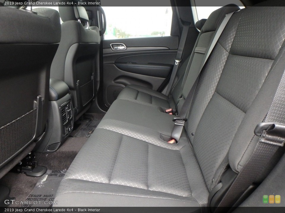 Black Interior Rear Seat for the 2019 Jeep Grand Cherokee Laredo 4x4 #129871336
