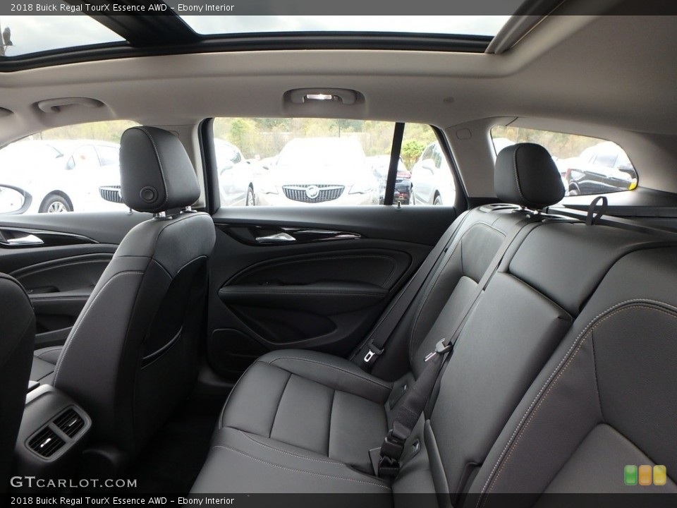 Ebony Interior Rear Seat for the 2018 Buick Regal TourX Essence AWD #129877720