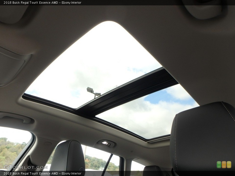 Ebony Interior Sunroof for the 2018 Buick Regal TourX Essence AWD #129877825