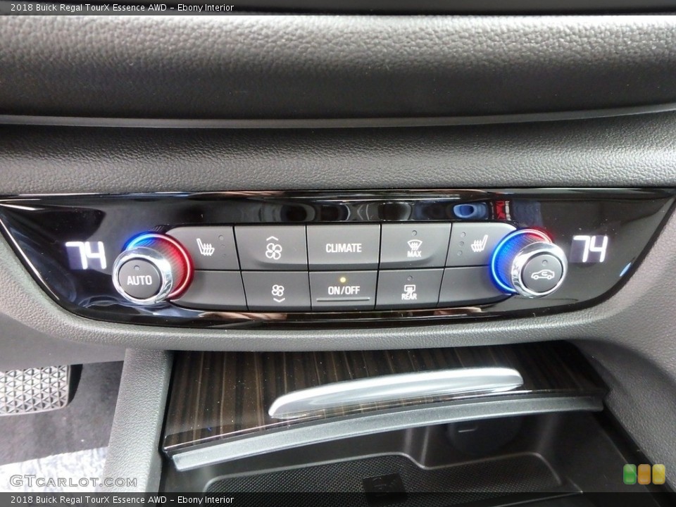 Ebony Interior Controls for the 2018 Buick Regal TourX Essence AWD #129877876