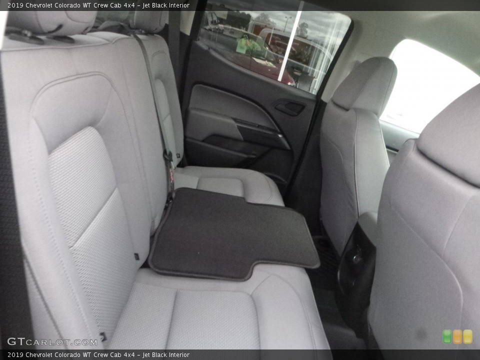 Jet Black Interior Rear Seat for the 2019 Chevrolet Colorado WT Crew Cab 4x4 #129880495