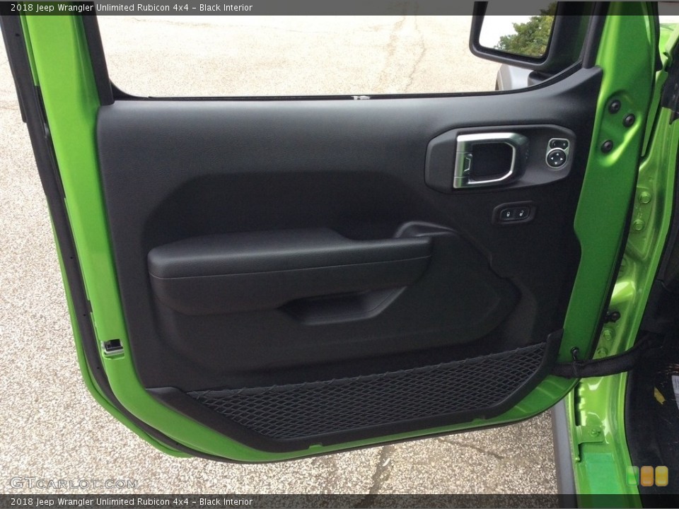 Black Interior Door Panel for the 2018 Jeep Wrangler Unlimited Rubicon 4x4 #129880639