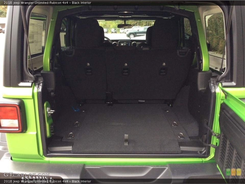 Black Interior Trunk for the 2018 Jeep Wrangler Unlimited Rubicon 4x4 #129880828