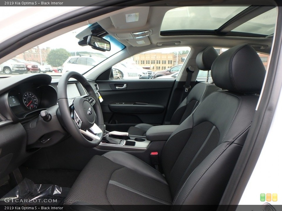 Black Interior Front Seat for the 2019 Kia Optima S #129885418