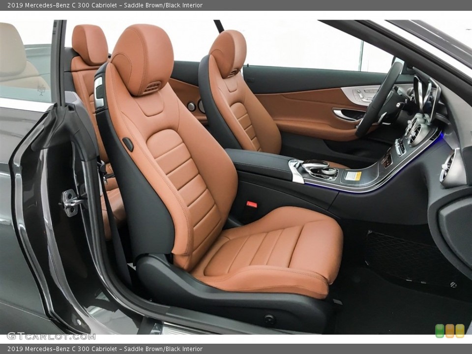 Saddle Brown/Black Interior Photo for the 2019 Mercedes-Benz C 300 Cabriolet #129887413
