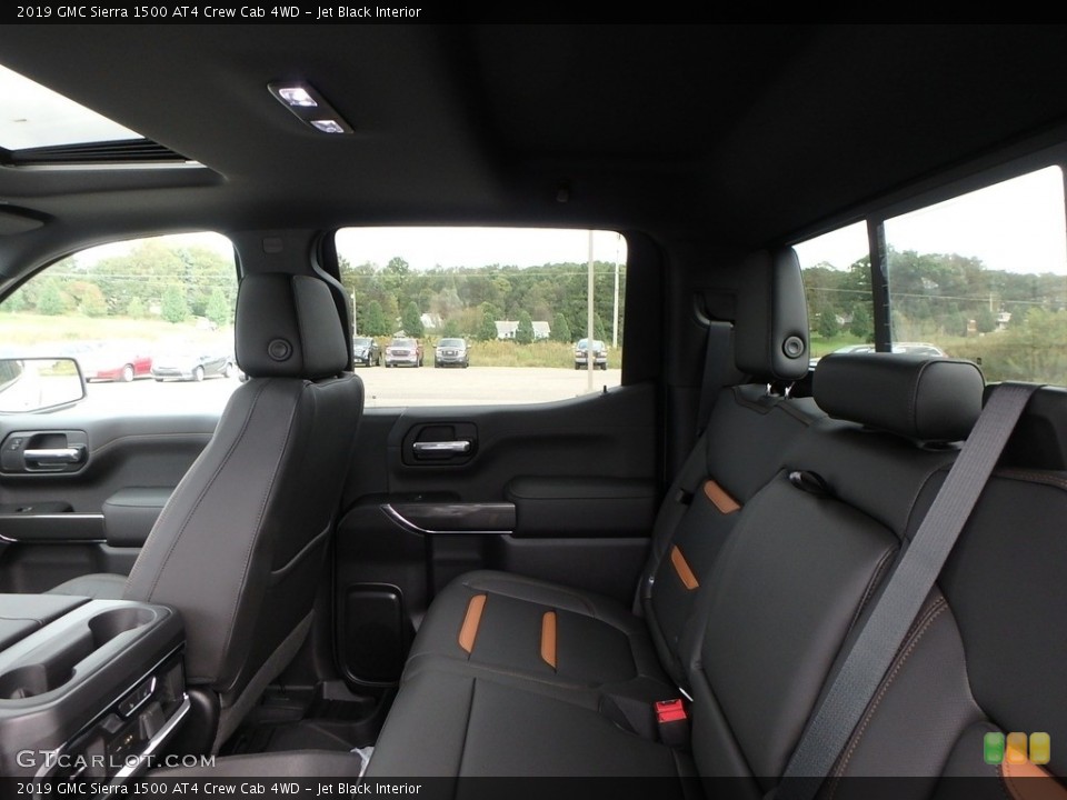 Jet Black Interior Rear Seat for the 2019 GMC Sierra 1500 AT4 Crew Cab 4WD #129896602