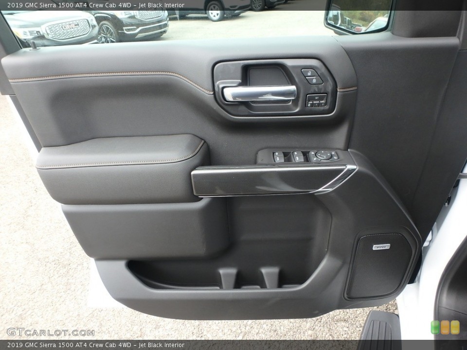 Jet Black Interior Door Panel for the 2019 GMC Sierra 1500 AT4 Crew Cab 4WD #129896640