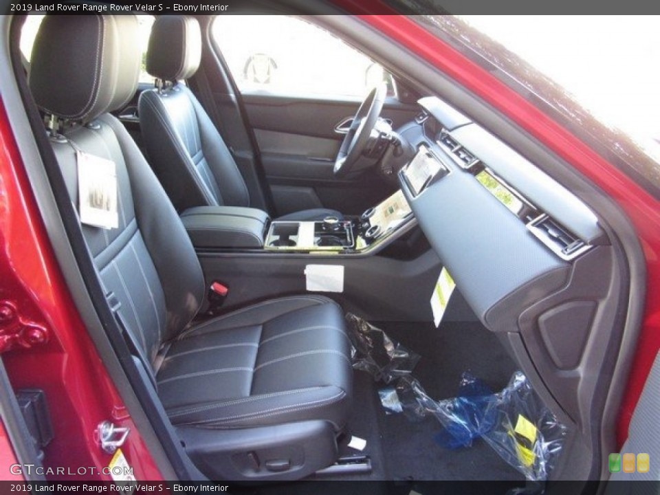 Ebony Interior Front Seat for the 2019 Land Rover Range Rover Velar S #129904881