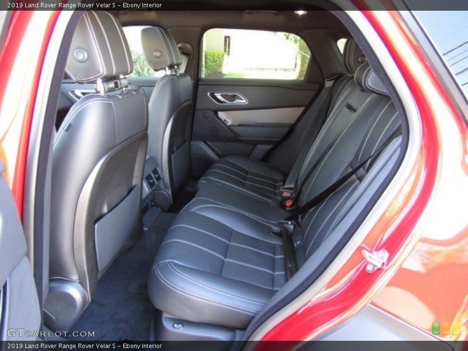 Ebony Interior Rear Seat for the 2019 Land Rover Range Rover Velar S #129905058