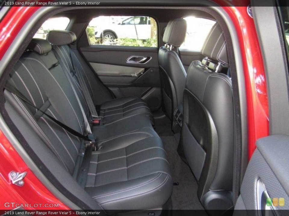 Ebony Interior Rear Seat for the 2019 Land Rover Range Rover Velar S #129905190