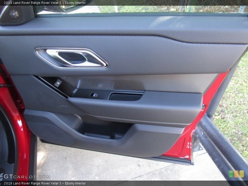 Ebony Interior Door Panel for the 2019 Land Rover Range Rover Velar S #129905241