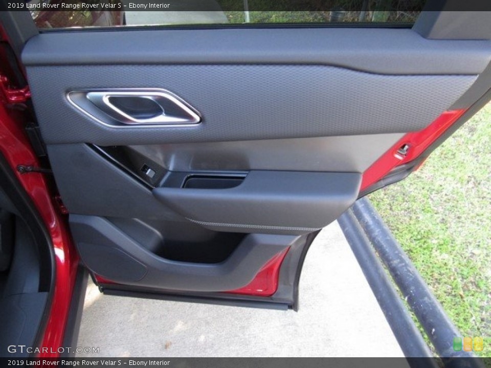 Ebony Interior Door Panel for the 2019 Land Rover Range Rover Velar S #129905265