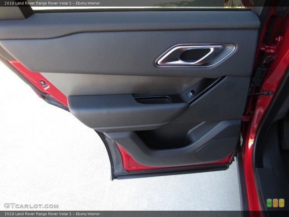 Ebony Interior Door Panel for the 2019 Land Rover Range Rover Velar S #129905286