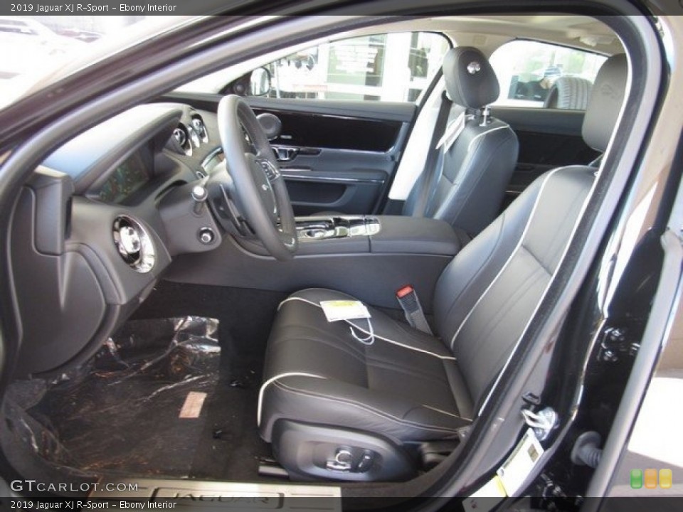 Ebony Interior Photo for the 2019 Jaguar XJ R-Sport #129905697