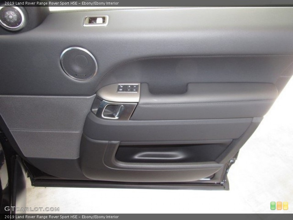 Ebony/Ebony Interior Door Panel for the 2019 Land Rover Range Rover Sport HSE #129906957