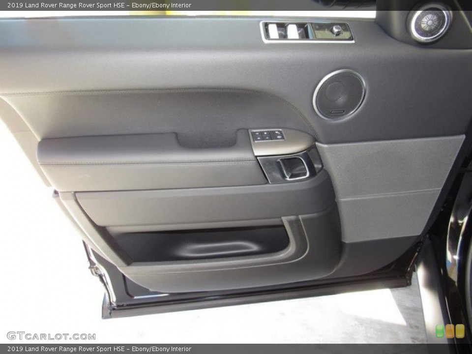 Ebony/Ebony Interior Door Panel for the 2019 Land Rover Range Rover Sport HSE #129907005
