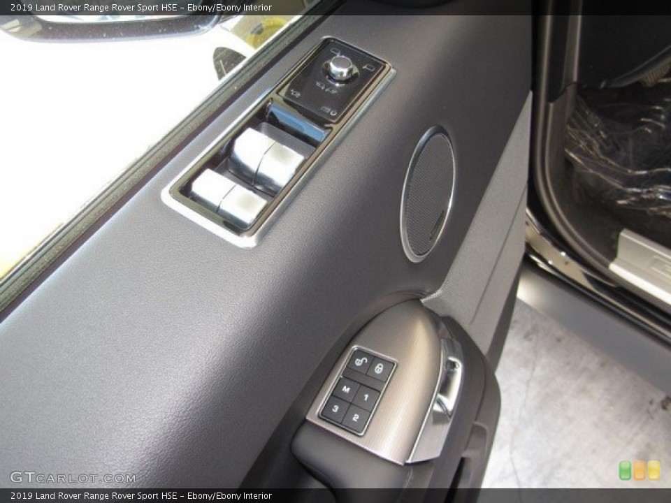 Ebony/Ebony Interior Controls for the 2019 Land Rover Range Rover Sport HSE #129907020
