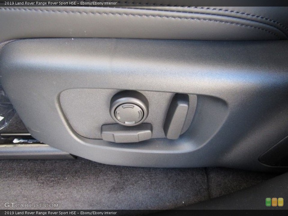 Ebony/Ebony Interior Controls for the 2019 Land Rover Range Rover Sport HSE #129907035