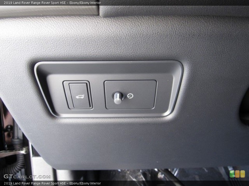 Ebony/Ebony Interior Controls for the 2019 Land Rover Range Rover Sport HSE #129907053